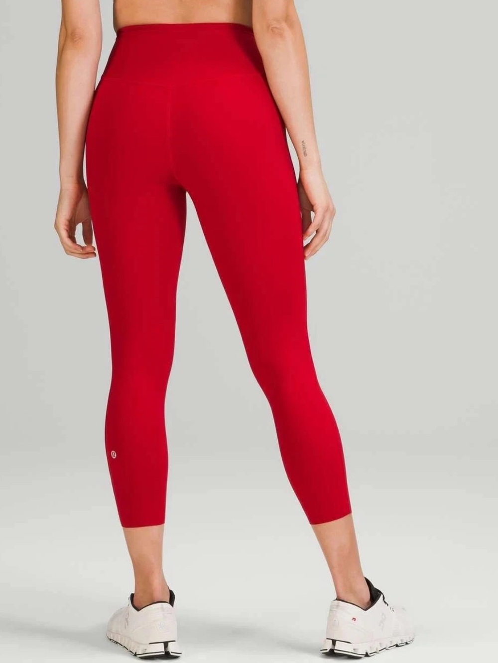 lululemon athletica Red High-Waist 7/8 Leggings